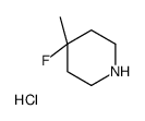 4-氟-4-甲基哌啶盐酸盐结构式