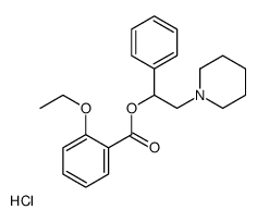 (1-phenyl-2-piperidin-1-ylethyl) 2-ethoxybenzoate,hydrochloride Structure
