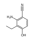 Benzonitrile,2-amino-3-ethyl-4-hydroxy-结构式