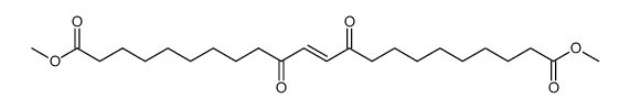 10,13-dioxo-docos-11t-enedioic acid dimethyl ester结构式