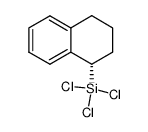 (S)-trichloro(1,2,3,4-tetrahydronaphthalen-1-yl)silane结构式