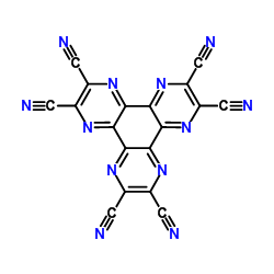 2,3,6,7,10,11-六氰基-1,4,5,8,9,12-六氮杂苯并菲结构式