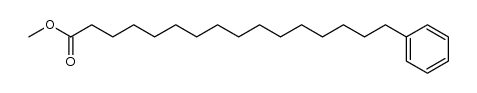 16-phenylhexadecanoic acid methyl ester Structure