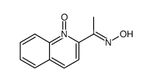 (E)-methyl 1-oxido-2-quinolyl ketone oxime Structure
