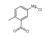 (4-methyl-3-nitrophenyl)magnesium chloride结构式