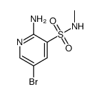 2-amino-5-bromo-N-methylpyridine-3-sulfonamide Structure