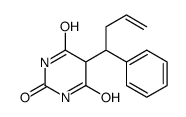5-(1-phenylbut-3-enyl)-1,3-diazinane-2,4,6-trione结构式
