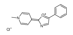 2-(1-methylpyridin-1-ium-4-yl)-5-phenyl-1,3-oxazole,chloride结构式