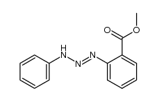 2-(3-phenyl-triazenyl)-benzoic acid methyl ester结构式