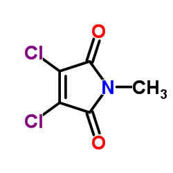 3,4-Dichloro-1-methyl-1H-pyrrole-2,5-dione Structure