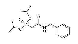 diisopropyl (2-(benzylamino)-2-oxoethyl)phosphonate Structure