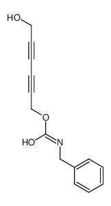 6-hydroxyhexa-2,4-diynyl N-benzylcarbamate结构式