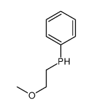 2-methoxyethyl(phenyl)phosphane Structure