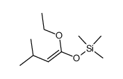 1-((Trimethylsilyl)oxy)-1-ethoxy-3-methyl-1-butene Structure