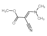 2-氰基-3-(二甲基氨基)丙烯酸甲酯结构式