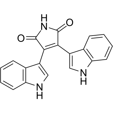 二吲哚马来酰亚胺IV结构式