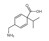 1-isopropyl-4-methylamino-2,5-cyclohexadiene-1-carboxylic acid Structure