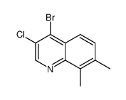 4-bromo-3-chloro-7,8-dimethylquinoline Structure