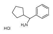 (R)-环戊基(苯基)甲胺盐酸盐结构式