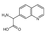 氨基(喹啉-7-基)乙酸结构式