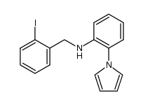 N-(2-iodobenzyl)-2-(1H-pyrrol-1-yl)benzenamine Structure