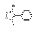 3-bromo-5-methyl-4-phenyl-1H-pyrazole Structure