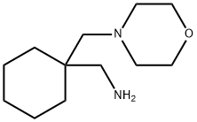 [1-(morpholin-4-ylmethyl)cyclohexyl]methanamine Structure