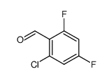 2-chloro-4,6-difluorobenzaldehyde Structure