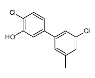 2-chloro-5-(3-chloro-5-methylphenyl)phenol Structure
