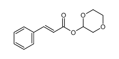 1,4-dioxan-2-yl cinnamate结构式