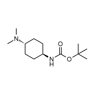 ((1r,4r)-4-(二甲氨基)环己基)氨基甲酸叔丁酯结构式