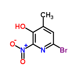 6-Bromo-4-methyl-2-nitro-3-pyridinol Structure