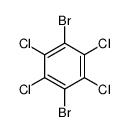 1,4-dibromo-2,3,5,6-tetrachlorobenzene结构式