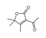 3-acetyl-4,5,5-trimethylfuran-2-one结构式