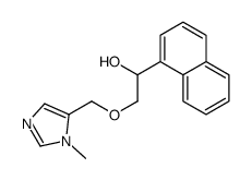 2-[(3-methylimidazol-4-yl)methoxy]-1-naphthalen-1-ylethanol Structure
