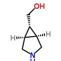 外-3-氮杂双环[3.1.0]己-6-基甲醇结构式