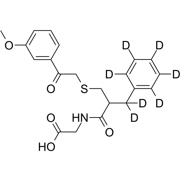 Thiorphan methoxyacetophenone derivative-d7 Structure