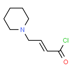 (E)-4-(piperidin-1-yl)but-2-enoyl chloride Structure