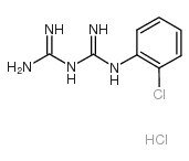 1-(2-氯苯基)双胍盐酸盐结构式