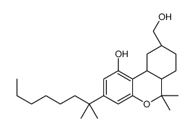 (6aR,9R,10aR)-9-(hydroxymethyl)-6,6-dimethyl-3-(2-methyloctan-2-yl)-6a,7,8,9,10,10a-hexahydrobenzo[c]chromen-1-ol Structure