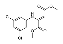 dimethyl 2-(3,5-dichloroanilino)but-2-enedioate Structure