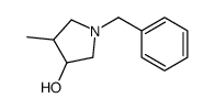 1-苄基-4-甲基-吡咯烷-3-醇结构式