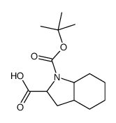 1-[(2-methylpropan-2-yl)oxycarbonyl]-2,3,3a,4,5,6,7,7a-octahydroindole-2-carboxylic acid Structure