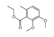 ethyl 2,3-dimethoxy-6-methylbenzoate结构式