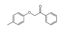 2-(4-methylphenoxy)acetophenone结构式