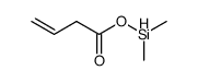 but-3-enoic acid dimethylsilanyl ester结构式