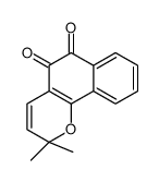 3,4-Dehydro-β-lapachone Structure