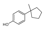 4-(1-methylcyclopentyl)phenol Structure