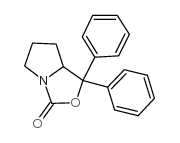 1,1-二苯基四氢吡咯并[1,2-c]噁唑-3-酮结构式