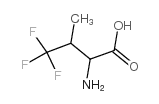 4,4,4-三氟-dl-缬氨酸结构式